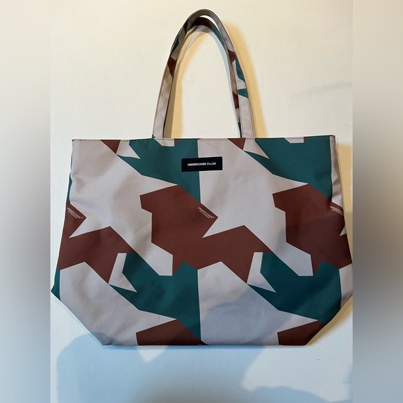 Undercover Jun Takahashi beige/forest green bag - Picture 1 of 7